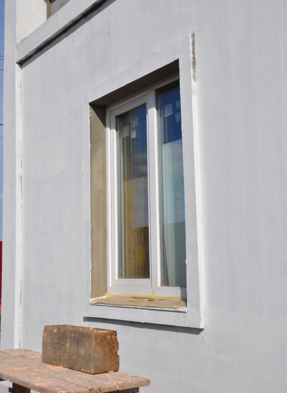 Acrylic Stucco Installation detail